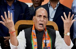 UP Assembly Polls 2017, Rajnath Singh ballia, Rajnath Singh in ballia, Rajnath Singh news, Rajnath Singh vs Akhilesh Yadav, Rajnath Singh vs Mulayam Singh