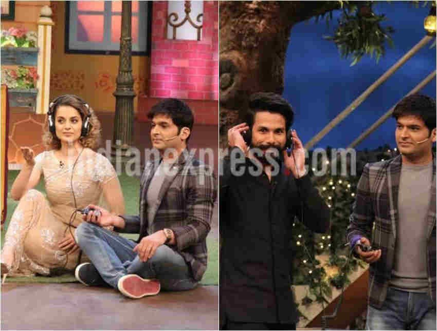 the kapil sharma show, shahid kapoor, kangna ranaut, rangoon, saif ali khan, new movies, latest movies