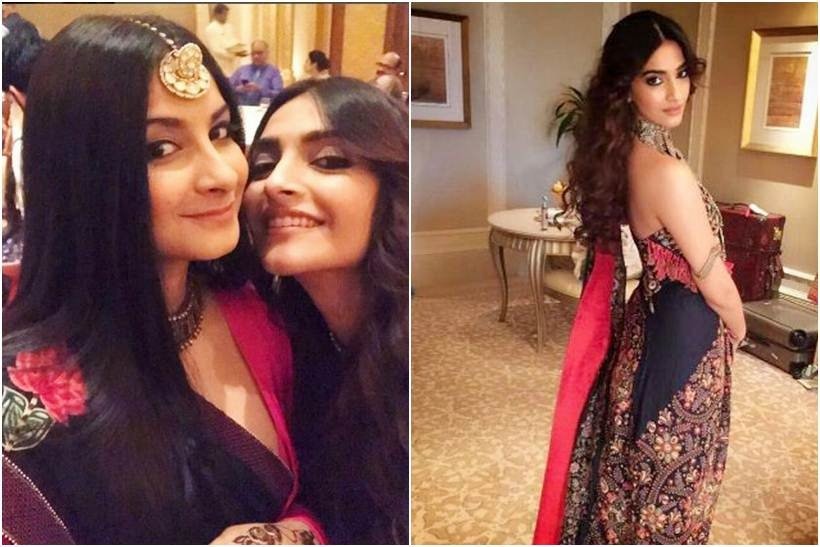 सोनम के भाई की शादी में स्पेशल फ्रेंड आनंद आहुजा और करण भूलानी भी बुलाए गए थे।