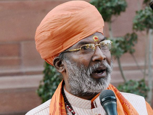 बीजेपी सांसद साक्षी महाराज को मिली बम से उड़ाने की धमकी