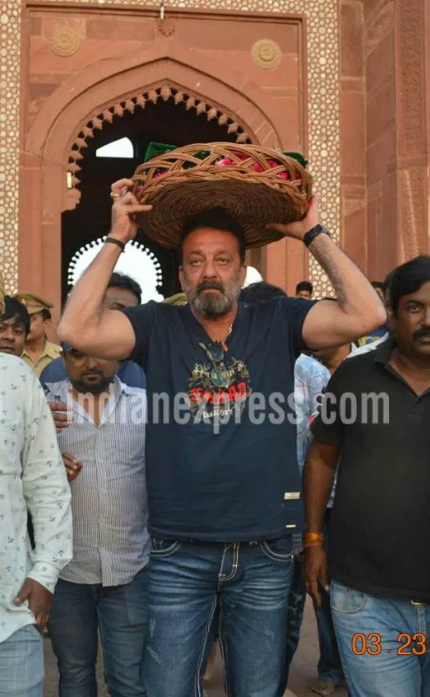 Bollywood, Munna Bhai, actor, Sanjay Dutt, Fatehpur Sikri, bollywood, bollywood news, bollywood news, sanjay dutta latest news, agra, taj, taj fort, bhoomi movie, sanjay dutta biopic, rajkumar hirani