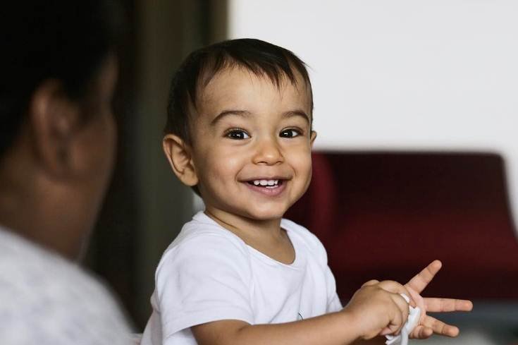 आयूष शर्मा यानी आहिल के पापा ने ये तस्वीर शेयर कर आहिल को विश किया।