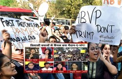 वीडियो: गुरमेहर कौर पर बहस के दौरान ABVP नेता पर भड़कीं एंकर, कहा- तुम अपने आप को समझ क्‍या रहे हो?