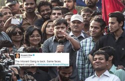 रामजस कॉलेज विवाद: अनुपम खेर बोले- इनटॉलरेंट गैंग वापस आ गया है, चेहरे वही हैं, नारे बदल गए हैं