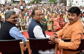 Delhi BJP President Manoj Tiwary