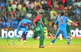 MS Dhoni, MS Dhoni Cricketing Genius, India vs Bangladesh T20 World Cup Match, MS Dhoni Run Out Rahman, India vs Bangladesh 2016 T20 World Cup Match, MS Dhoni Predicts Bangladeshi Strategy, India's One run Victory over Bangladesh in T20 World Cup, Cricket News, Sports News
