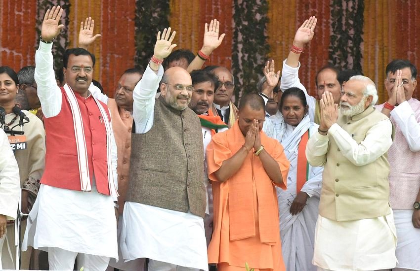 Yogi Adityanath, Yogi Adityanath Cabinet, Yogi Adityanath Ministers, Uttar Pradesh Cabinet, Uttar pradesh Ministers, Yogi Adityanath Cabinet Ministers, Dinesh Sharma, Keshav Prasad maurya, Swati Singh, India