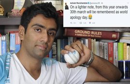 Ravichandran Ashwin, Brad Hodge, R Ashwin Took a Dig at Brad Hodge, Cricket News, Sports News, Ravichandran Ashwin tweet on Brad Hodge Apology, Brad Hodge Apologies Virat Kohli, Brad Hodge remark on Virat Kohli, Former Australian Cricketer Brad Hodge, Gujarat Lions Head Coach Brad Hodge