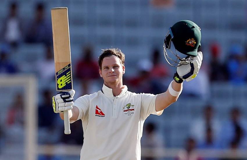 STeve Smith, DRS Controversy, Steve Smith 19th Test Century, India vs Australia, India vs Australia Test Series, Ranchi Test, Steve Smith Slams 19th Century in Ranchi Test, Cricket News, Sports News, Australian Captain Steve Smith, Steve Smith five Thousand Test runs