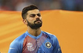 Virat Kohli, Padma Shri Award, Virat Kohli receives Padma Shri Award, Pranab Mukherjee Presents Padma Shri Award to Virat Kohli, Padma Award, Deepa Malik, Sakshi Malik, PR Sreejesh, Mariyappan Thangavelu, Vikas Gowda, Deepa Karmakar, Shekhar Naik, Cricket News, Sports News
