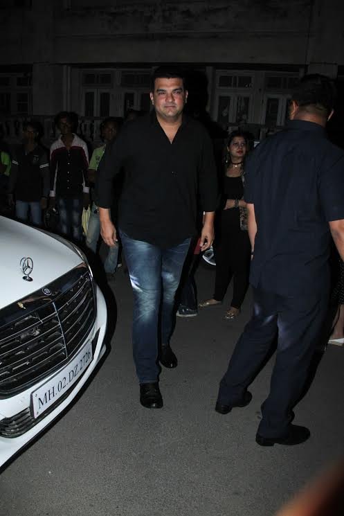 आमिर की बर्थडे पार्टी पर पहुंचे सिद्धार्थ रॉय कपूर।