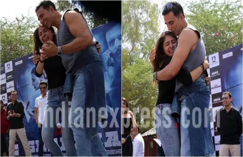 delhi university, Gargi College, akshay kumar, tapsee pannu, naam shabana, film, film promotion, event, bollywood, bollywood latest news, akshay kumar news, judwa2, varun dhawan , Jacqueline Fernandez