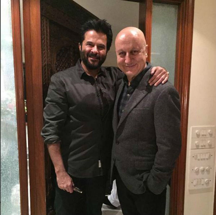 anupam kher,kiran kher, birtheday, celeberation, anil kapoor, nana patekar, sikandar kher, aupam kher birthday, aupam kher bday, aupam kher b'day, jansatta,jansatta online, hindi online, hindi news