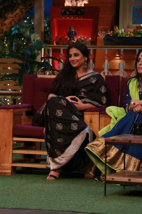 विद्या के साथ इला अरुण, गौहर खान और टीम की दूसरी अहम महिलाएं भी थीं।