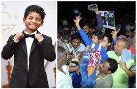 Indian Actor Sunny Pawar, Indian Actor Sunny Pawar news, Indian Actor Sunny Pawar latest news, Sunny Pawar latest news, dev patel news, dev patel latest news, dev patel latest hindi news, dev patel latest movie news, lion movie, lion movie news, oscar awards, london , sunny pawar back to home, Barack Obama news, sunny pawar with barak obama news, 89th Academy Awards, mumbai news, uddhav thackeray news, shiv sena, shiv sena chief, dwayne johnson, priyanka bose, nicol kidman, hollywood, bollywood, wwe superstars