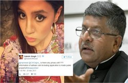 सरकार ने सार्वजनिक कर दी महेंद्र सिंह धोनी के आधार फॉर्म में भरी जानकारी, पत्नी साक्षी ने मंत्री रविशंकर प्रसाद को घेरा