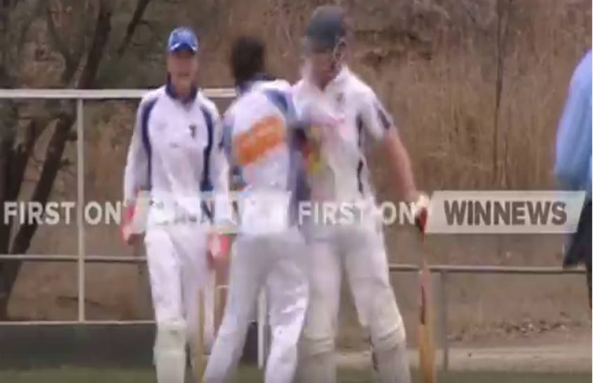 इस घटना के बाद बॉलर को चार हफ्ते के लिए सस्पेंड कर दिया गया है, जबकि बैट्समैन और फील्डर पर अगले साल जनवरी तक के लिए बैन लगाया गया है।