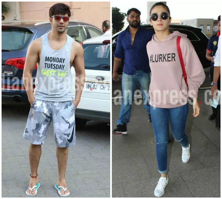 वरुण धवन और आलिया भट्ट अभिनीत बद्रीनाथ की दुल्हनिया सफल फिल्मों में शुमार हो चुकी है। इसके बाद अब फिल्म की सुपरहिट जोड़ी अब अपने- अपने अलगे प्रोजेक्ट में बिजी हो गयी है। अलिया भट्ट को हाल ही में हवाई अड्डे पर देखा गया था और वरुण धवन मेहबूब स्टूडियो में देखा गया था। बॉलीवुड प्रशंसकों के लिए दोंनो को साथ देखने देखना हमेशा ही अच्छा अनुभव रहा है और साथ वरुण और अलिया भी अपने प्रशंसक को खुश करने में कामयाब रहे हैं। (Source: Photo by Varinder Chawla)