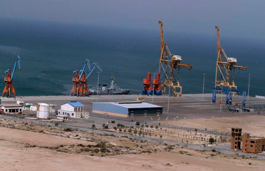 CPEC के तहत पाकिस्तान के दक्षिण पश्चिमी इलाके में बनाया गया ग्वादर पोर्ट।
 (Source: AP) 