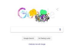 Holi Festival 2017 Doodle: होली पर गूगल ने डूडल के जरिये कुछ इस तरह से दी शुभकामनाएं