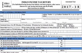 income tax return new form