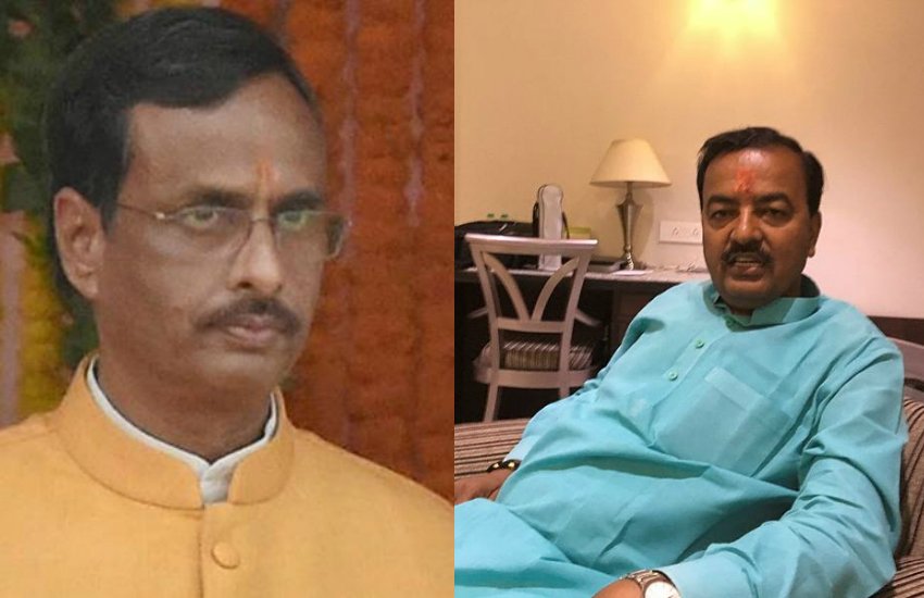 उत्तर प्रदेश के डिप्टी सीएम केशव प्रसाद मौर्य और दिनेश शर्मा। (File Photo)