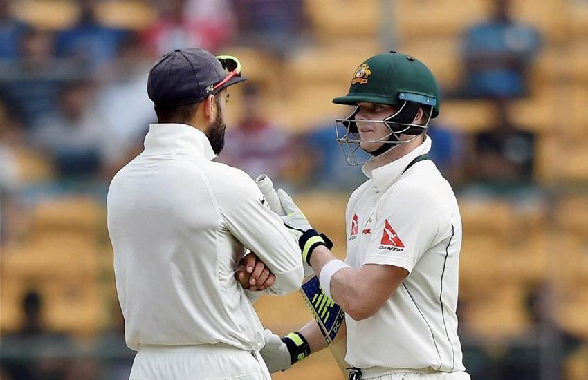 r ashwin, virat kohli, matt renshaw, ind vs aus, bengaluru test, india vs australia test, kohli warn renshaw, ashwin warn renshaw, live india vs australia, cricket news