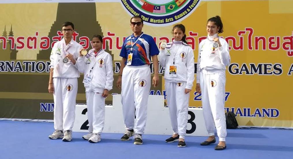 Muay thai , World junior Muay thai martial arts 2017 championship, Muay thai martial arts 2017 championship, World junior Muay thai championship, indian muay thai team, khushi sharma, sports news