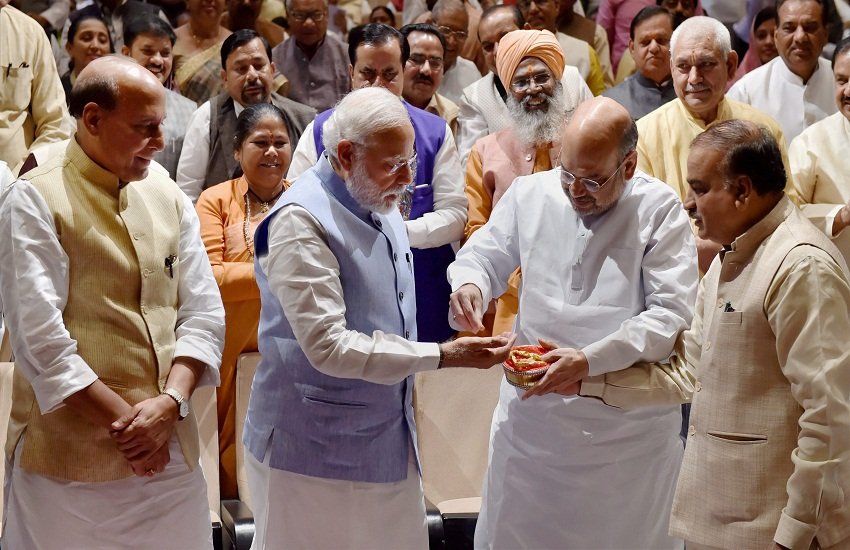 narendra modi, rajnath singh, amit shah, anant kumar, Lalkrishna Advani, PTI Photo