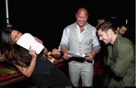 Priyanka Chopra, Zac Effron, Dwayne Johnson