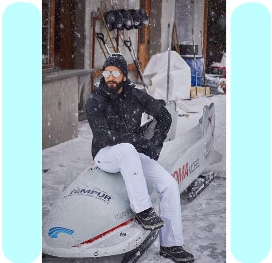 Ranveer Singh, Switzerland, Ranveer Singh Switzerland fun, Holiday Pic, Doguna Lagan, Padmawati, Bollywood news in Hindi,