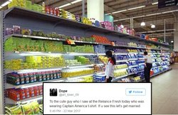 लड़की ने रिलायंस फ्रेश में क्‍यूट लड़के के बारे में किया ट्वीट, सोशल मीडिया पर वायरल हुई ये लव स्‍टोरी