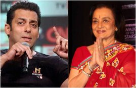 Salman Khan, Asha Parekh, Khan, Galaxy Apartments