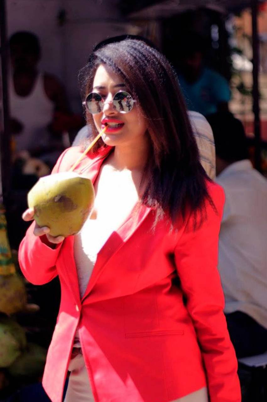 Tv Actress Shweta basu prasad, Shweta basu prasad, chandranandini promotions in jaipur, Makdi Acress Shweta basu prasad