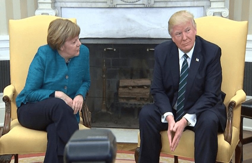 Donald Trump, Angela Merkel