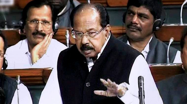 कांग्रेस सदस्य एम वीरप्पा मोइली 