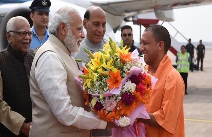 योगी आदित्यनाथ ने 19 मार्च को यूपी के नए सीएम की जिम्मेदारी संभाली है।( Photo Source: PTI ) 