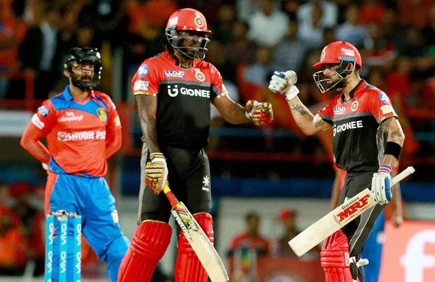 IPL 10, RCB, KKR, RCB vs KKR, Chris Gayle, Virat Kohli, Laxmipati Balaji, KKR Bowling Coach, Royal Challengers Bangalore, Kolkata Knight Riders, Gayle Kohli Dance, क्रिस गेल, विराट कोहली, आईपीएल