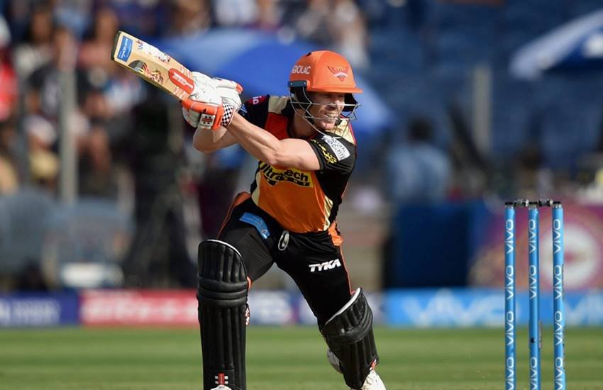 IPL 2017, David Warner, David Warner Batting, David Warner Record, David Warner Century, KKR vs SRH, Kolkata Knight Riders, Sunrisers Hyderabad, Cricket, cricket score, cricket news, sports, hindi news