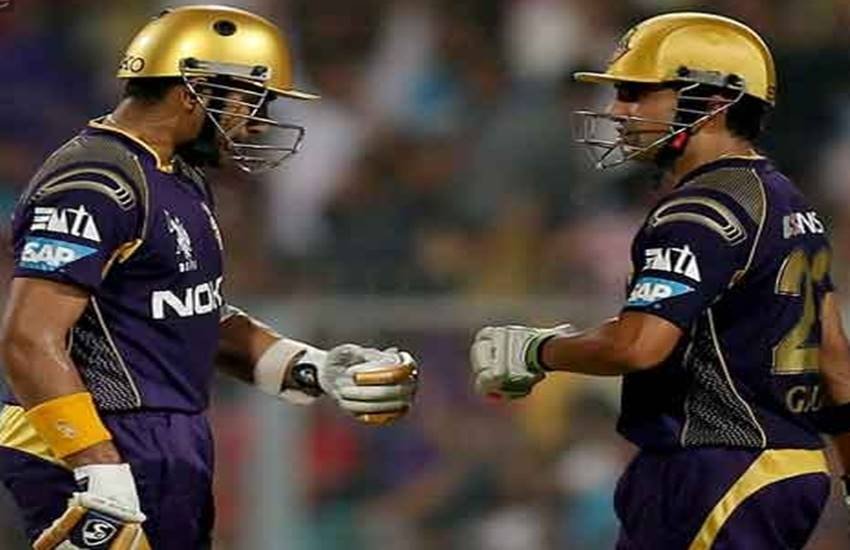 IPL 2017, RPS vs KKR, Kolkata Knight Riders vs Rising Pune Supergiant, Gautam Gambhir, Robin Uthappa, Indian Premier Legue Point Table, Cricket News, Sports News, Robin Uthappa's half Century against RPS, Gautam Gambhir Half Century against RPS