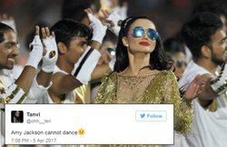 IPL 2017: लोगों को पंसद नहीं आया ओपनिंग सेरेमनी में एमी जैक्सन का डांस, जमकर किया ट्विटर पर ट्रोल