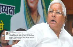 पीएम मोदी ने स्‍टॉकहोम हमले पर जताया दुख तो लालू ने याद दिलाया अलवर कांड, कहा- दक्षिणपंथी गुंडों की भी निंदा करिए