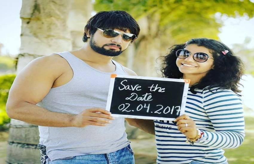 Sakshi Malik, Sakshi Malik Got Hitched, Rio Olympics Medalist Sakshi Malik, Rio Olympics Bronze Medalist Wrestler Sakshi Malik, Satyawart Kadian, Sakshi Malik got married with Satyawart Kadian, Sakshi Malik Marriage Photos