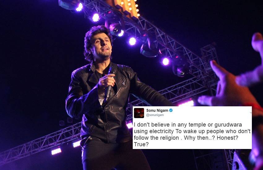 sonu nigam news, sonu nigam twitter, sonu nigam on Azaan, Azaan, Muslim Azaan, azan on loudspeaker, sonu nigam against azaan, sonu nigam against temples loudspeakers, Sonu nigam against Gurudwaras loudspeakers, sonu nigam tweet about azaan