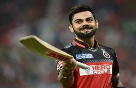 IPL 2017, Indian Premier Legue, Cricket News, Sports News, Virat Kohli, Royal Challengers Banglore, MI vs RCB, Virat Kohli Scores Fifty in His First Match in IPL-10, RCB Captain Virat Kohli