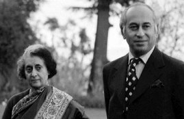 Zulfikar Ali Bhutto, Indira Gandhi, AP Photo