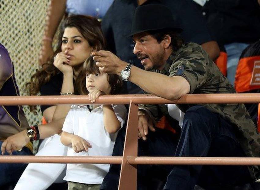 IPL 10, IPL, Shah Rukh Khan, Indian Premier League, AbRam, Sports, Cricket, Kolkata Knight Riders, Gujarat Lions"