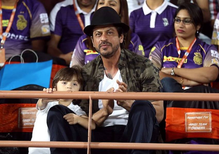 IPL 10, IPL, Shah Rukh Khan, Indian Premier League, AbRam, Sports, Cricket, Kolkata Knight Riders, Gujarat Lions"
