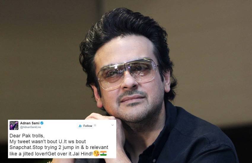 पाकिस्तानी ट्रोल्स को अदनान सामी का करारा जवाब, कहा- ठुकराए हुए प्रेमी की तरह बर्ताव करना बंद करो