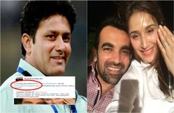 जहीर खान को सगाई की बधाई देने में गलती कर बैठे अनिल कुंबले,जवाब मिला- सर मैं दो बच्चों की मां हूं